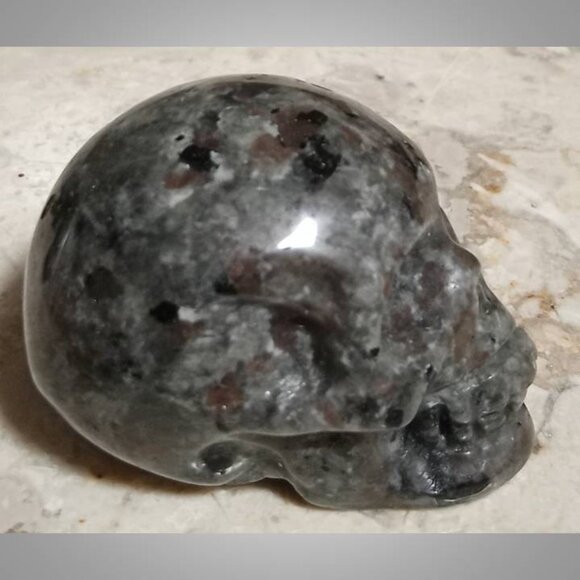 ❤️ yooperlite SKULL   PEACE truth HEALTH - UV reactive SMALL - Picture 3 of 7